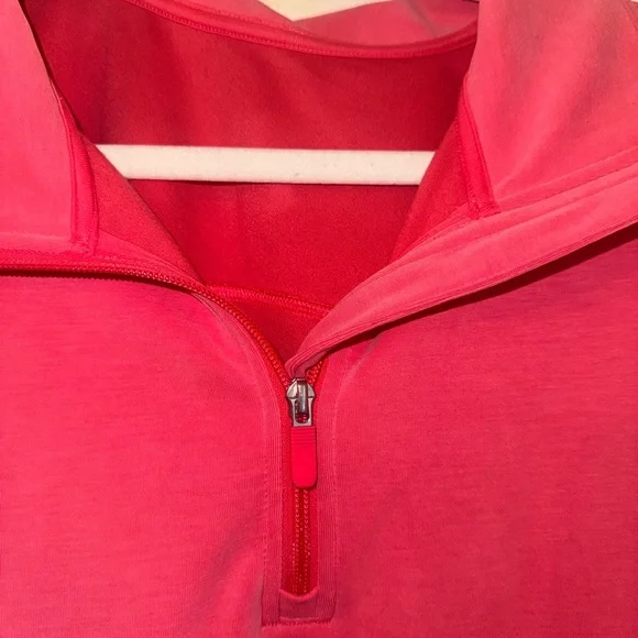 Lululemon Brushed Softstreme Half Zip Lip Gloss Pink - Picture 7 of 9